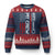 Pit Crew Ugly Christmas Sweater Racing Race Car American Flag - Wonder Print Shop