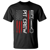 Pit Crew T Shirt Racing Race Car American Flag - Wonder Print Shop