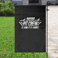 Mom Pit Crew Garden Flag Race Car Family Racing Birthday Hosting Parties - Wonder Print Shop