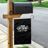 Mom Pit Crew Garden Flag Race Car Family Racing Birthday Hosting Parties - Wonder Print Shop