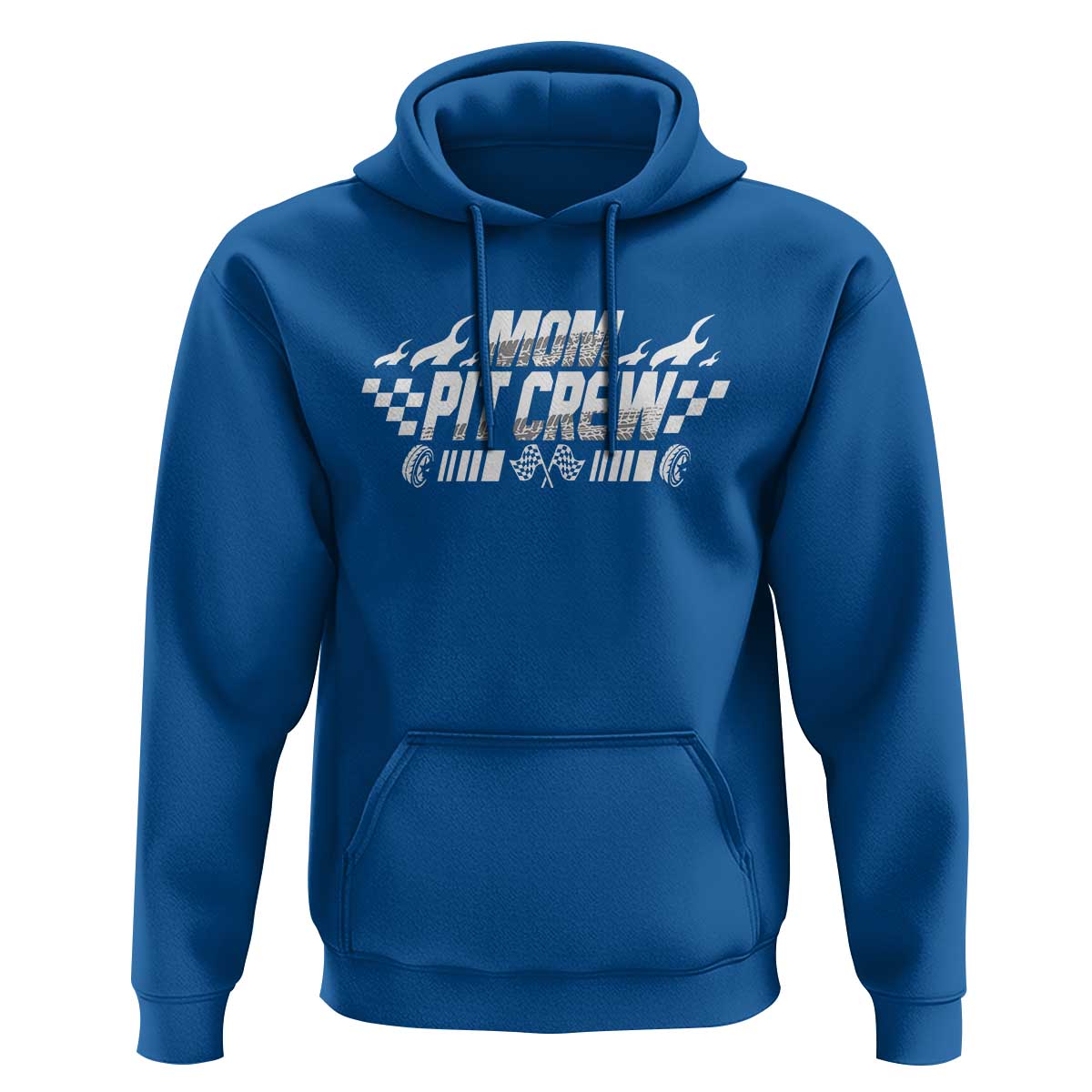 Mom Pit Crew Hoodie Race Car Family Racing Birthday Hosting Parties - Wonder Print Shop