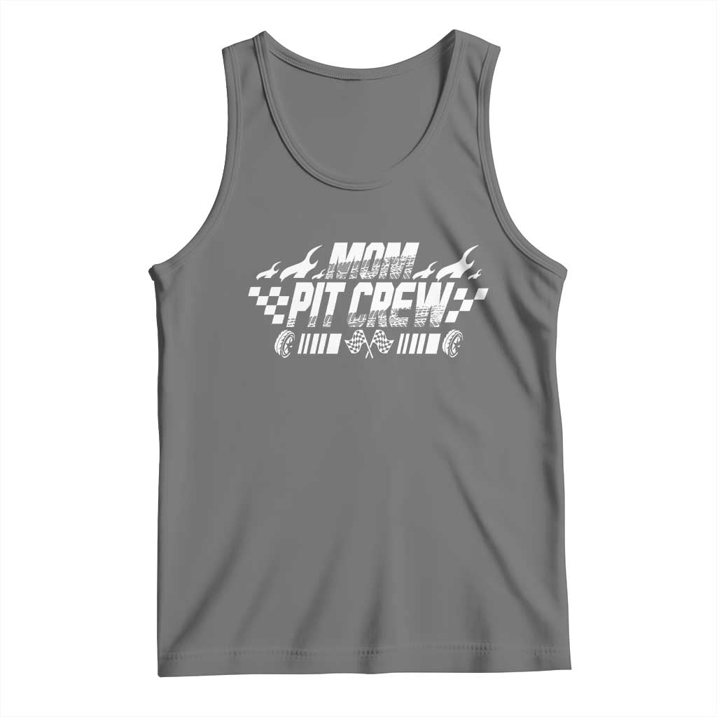 Mom Pit Crew Tank Top Race Car Family Racing Birthday Hosting Parties - Wonder Print Shop