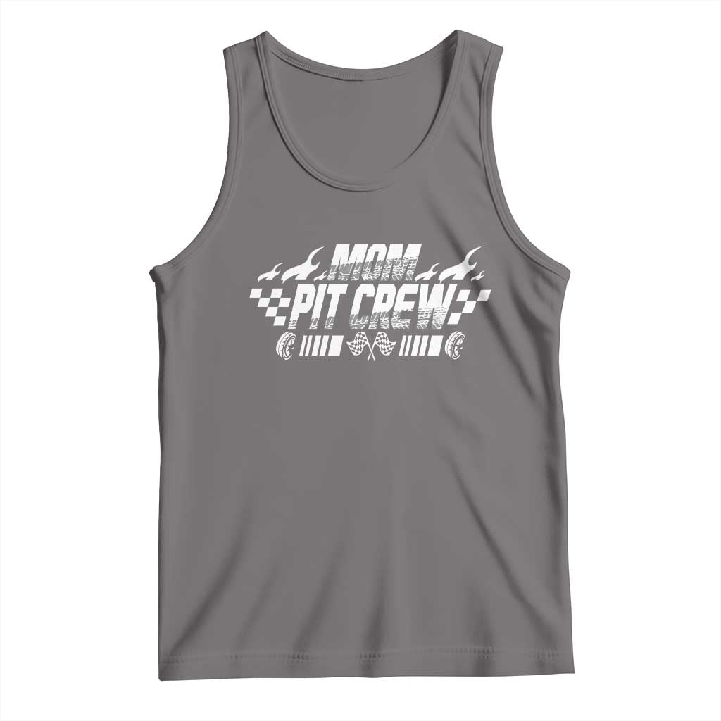 Mom Pit Crew Tank Top Race Car Family Racing Birthday Hosting Parties - Wonder Print Shop