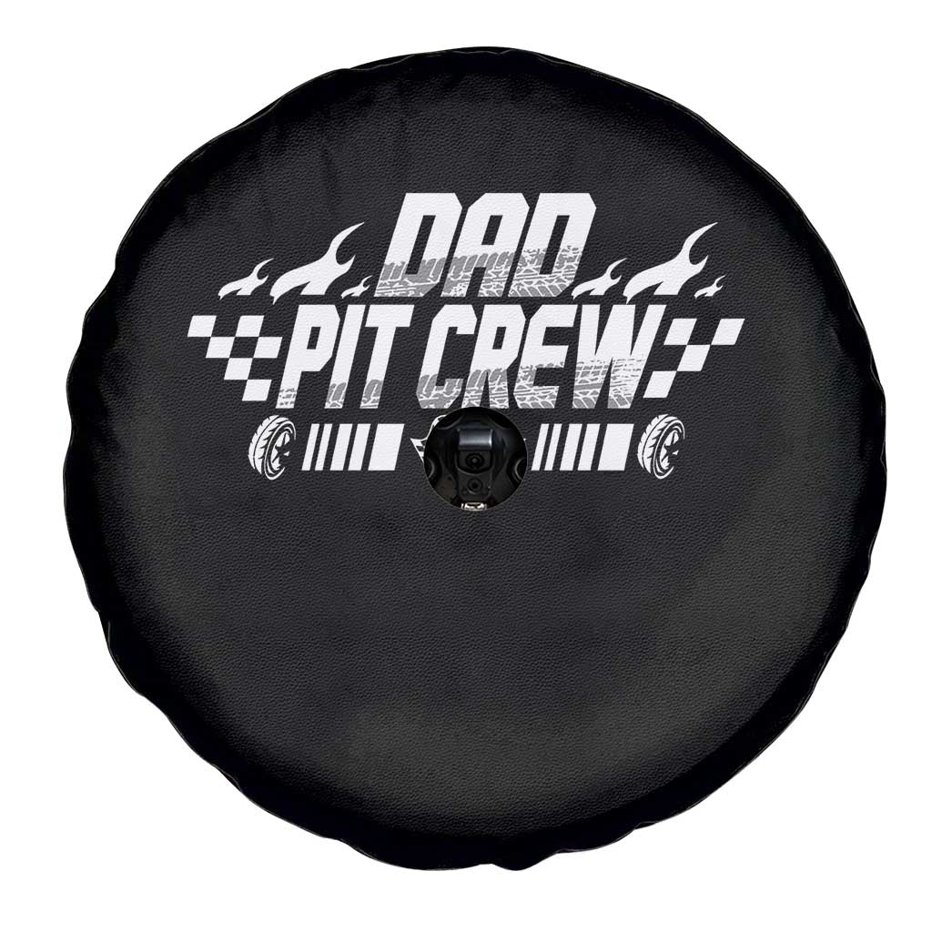 Dad Pit Crew Spare Tire Cover Race Car Family Racing Birthday Hosting Parties - Wonder Print Shop