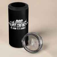 Dad Pit Crew 4 in 1 Can Cooler Tumbler Race Car Family Racing Birthday Hosting Parties - Wonder Print Shop