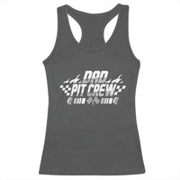 Dad Pit Crew Racerback Tank Top Race Car Family Racing Birthday Hosting Parties - Wonder Print Shop