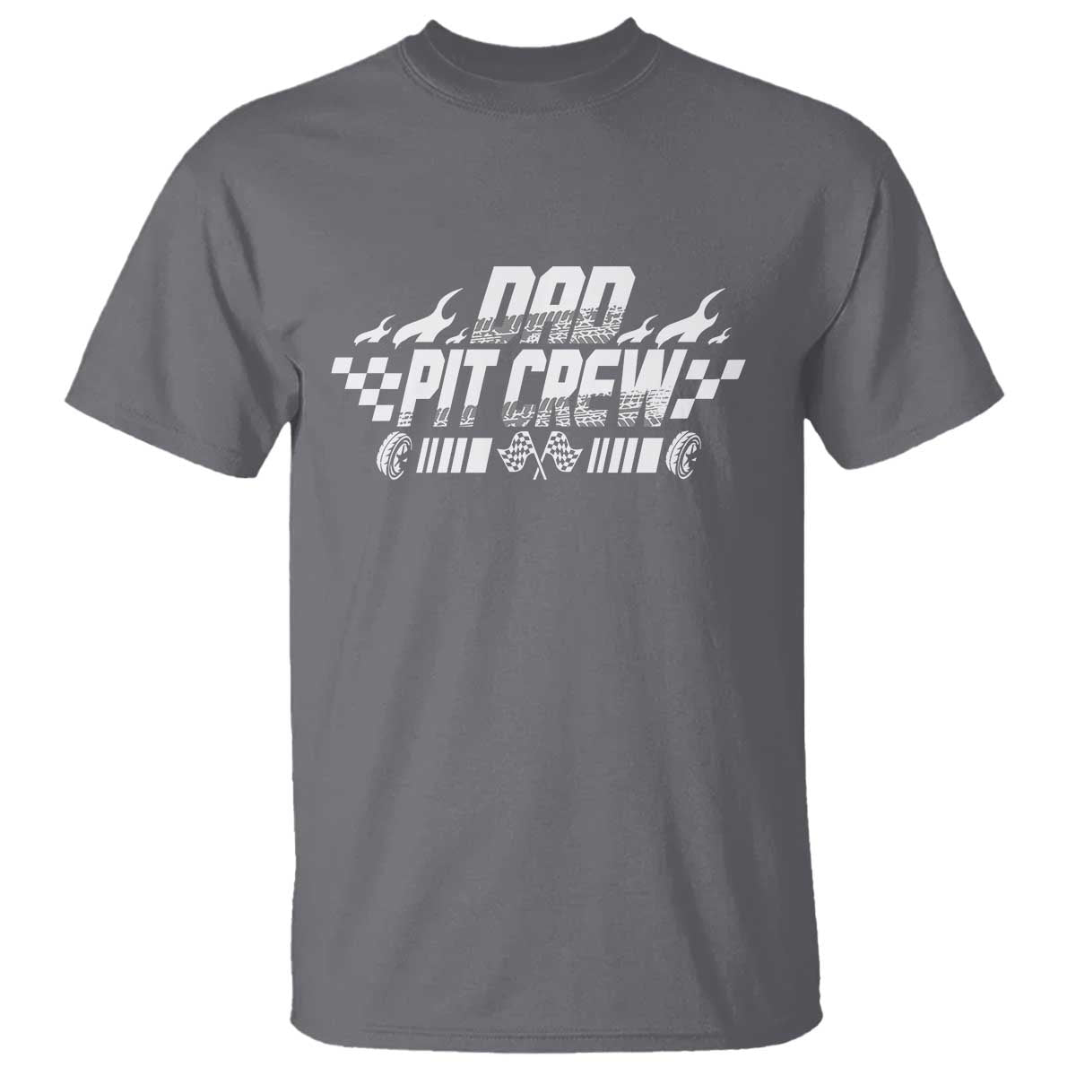 Dad Pit Crew T Shirt Race Car Family Racing Birthday Hosting Parties - Wonder Print Shop