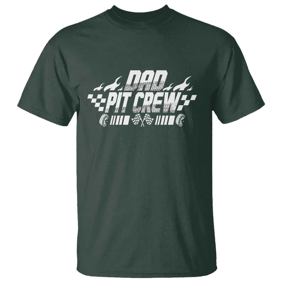 Dad Pit Crew T Shirt Race Car Family Racing Birthday Hosting Parties - Wonder Print Shop
