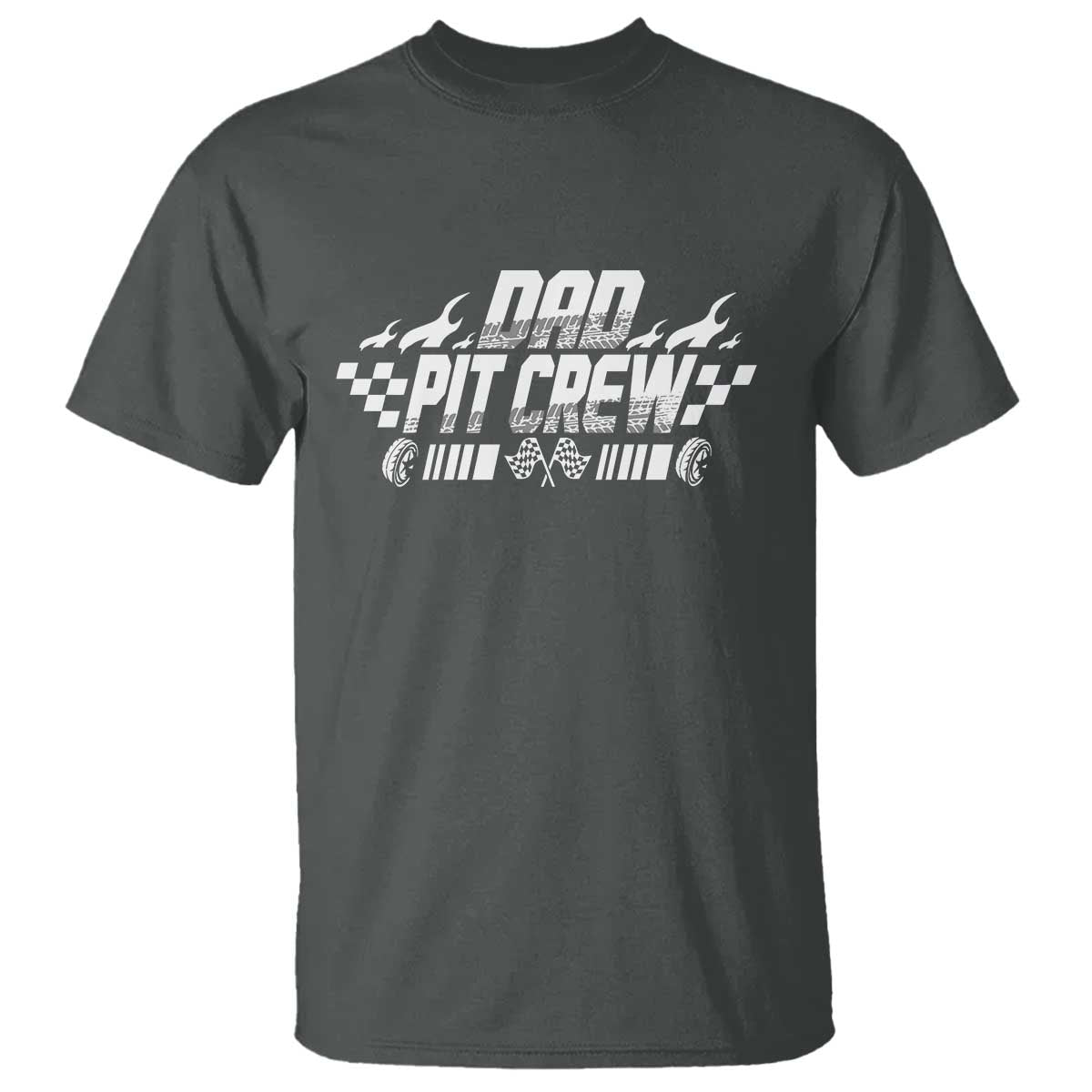 Dad Pit Crew T Shirt Race Car Family Racing Birthday Hosting Parties - Wonder Print Shop