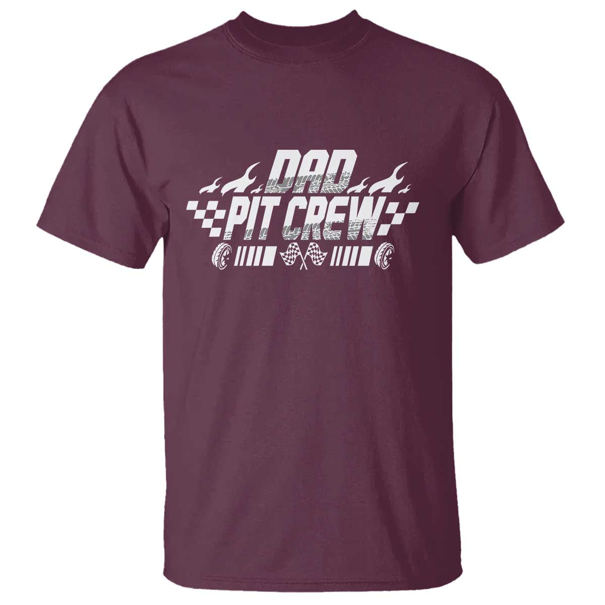 Dad Pit Crew T Shirt Race Car Family Racing Birthday Hosting Parties - Wonder Print Shop