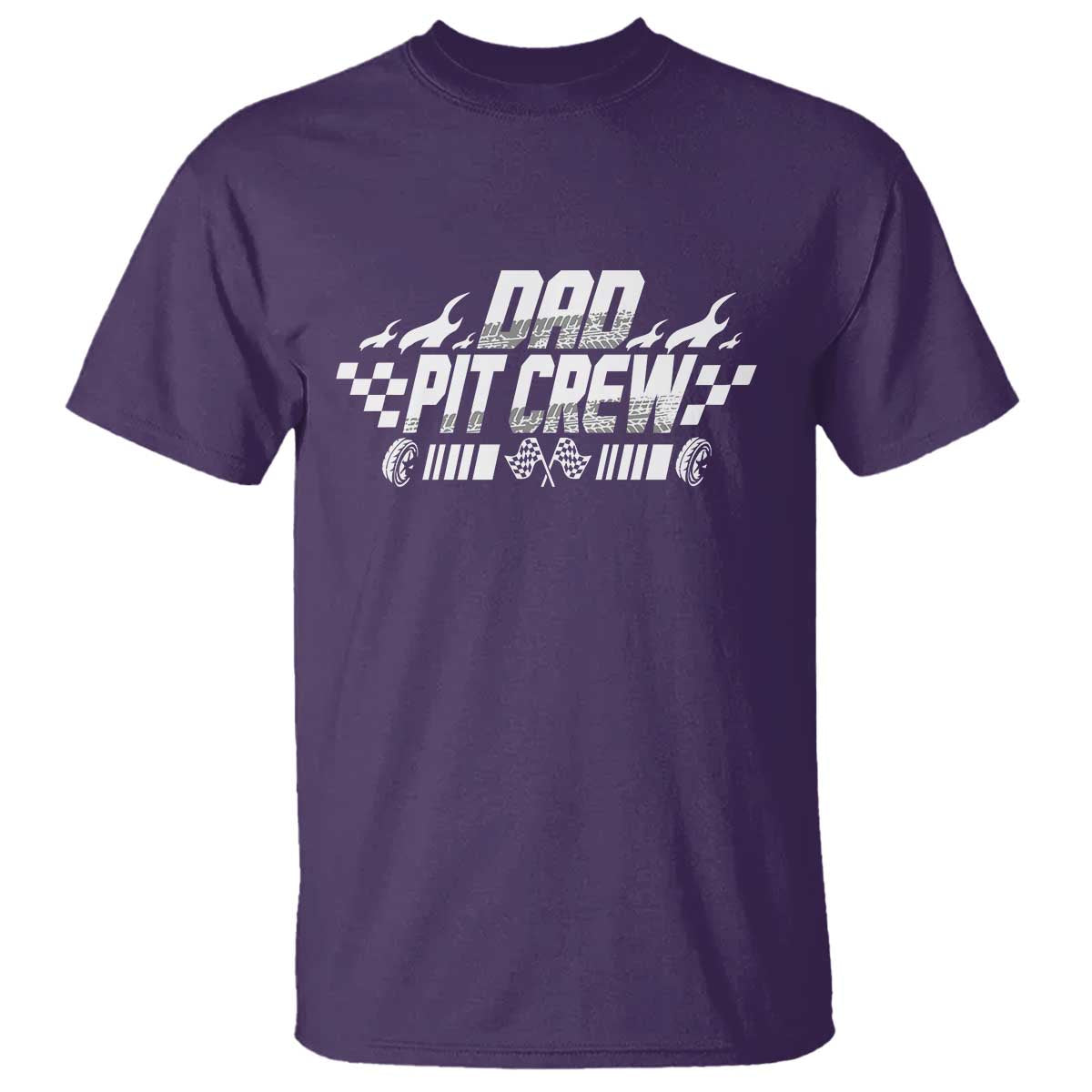 Dad Pit Crew T Shirt Race Car Family Racing Birthday Hosting Parties - Wonder Print Shop