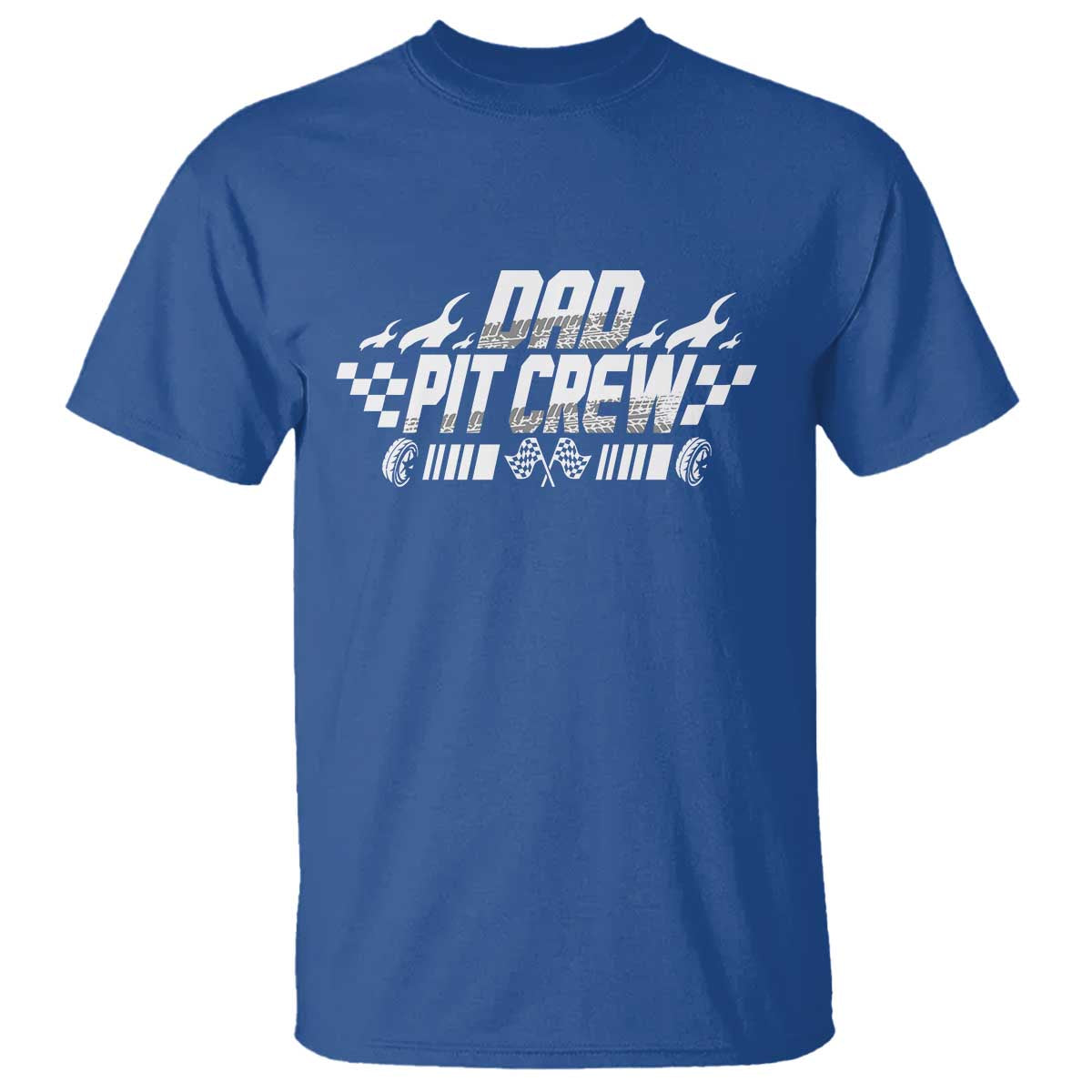 Dad Pit Crew T Shirt Race Car Family Racing Birthday Hosting Parties - Wonder Print Shop