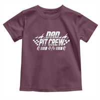 Dad Pit Crew Toddler T Shirt Race Car Family Racing Birthday Hosting Parties - Wonder Print Shop