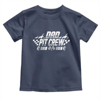 Dad Pit Crew Toddler T Shirt Race Car Family Racing Birthday Hosting Parties - Wonder Print Shop