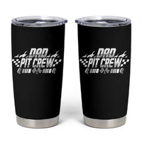 Dad Pit Crew Tumbler Cup Race Car Family Racing Birthday Hosting Parties - Wonder Print Shop