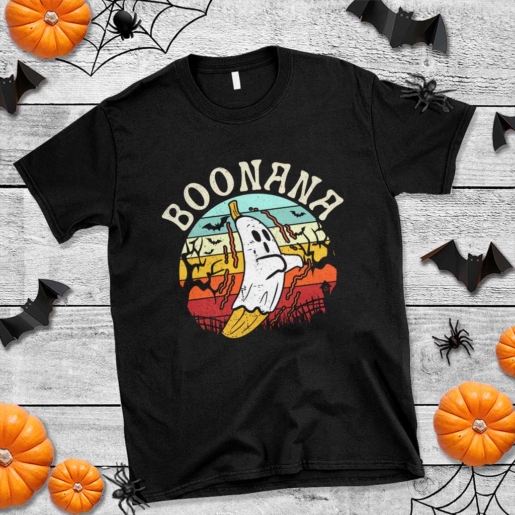 Boonana Cute Ghost Banana Halloween Costume T Shirt - Wonder Print Shop
