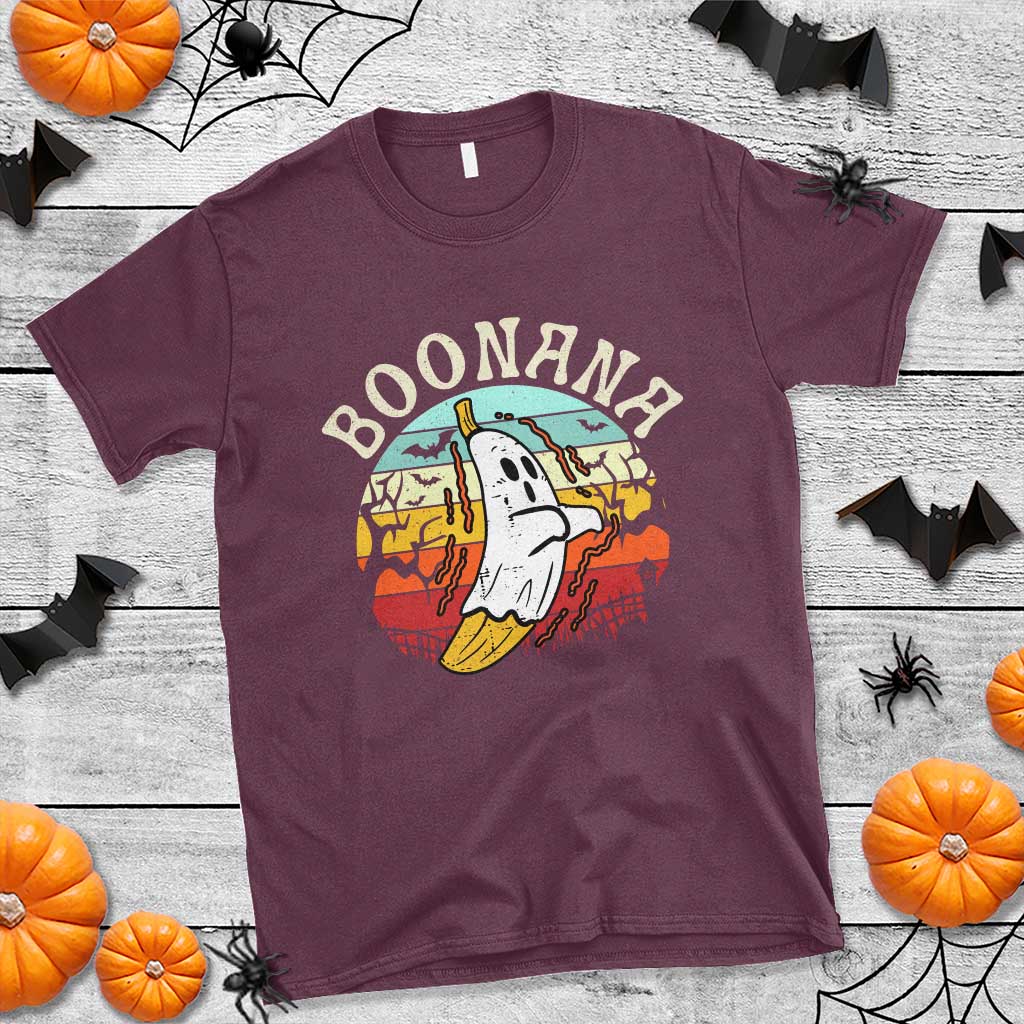 Boonana Cute Ghost Banana Halloween Costume T Shirt - Wonder Print Shop
