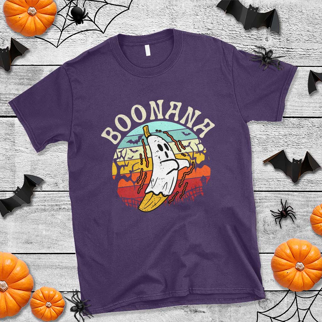 Boonana Cute Ghost Banana Halloween Costume T Shirt - Wonder Print Shop