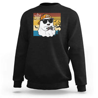 Halloween Boys Kids Ghost Gamer Scary Costume Gaming Men Sweatshirt Retro Funny Halloween - Wonder Print Shop