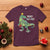 Dinosaur Christmas Tree Rex T Shirt Merry Rex-Mas Xmas Pet Dino Trex Xmas Lights - Wonder Print Shop