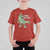 Dinosaur Christmas Tree Rex T Shirt For Kid Merry Rex-Mas Xmas Pet Dino Trex Xmas Lights - Wonder Print Shop