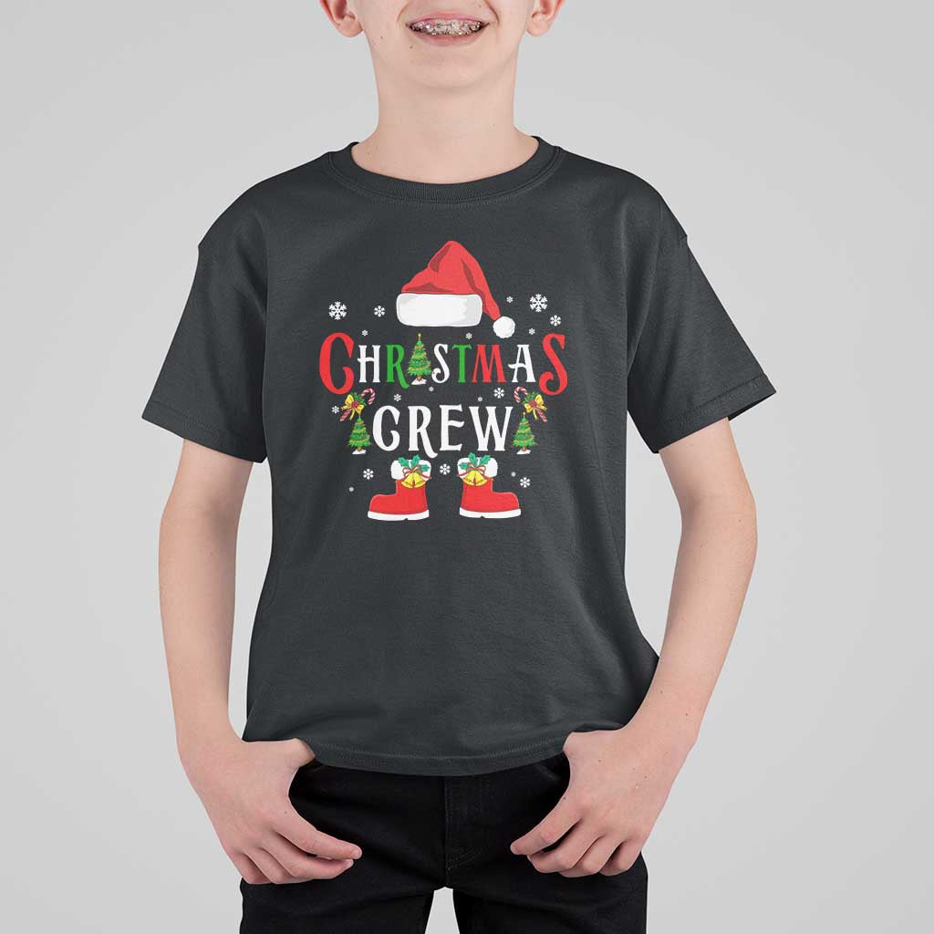 Christmas Crew T Shirt For Kid Merry and Bright Christmas Shirt Xmas - Wonder Print Shop