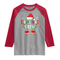 Christmas Crew Raglan Shirt Merry and Bright Christmas Shirt Xmas