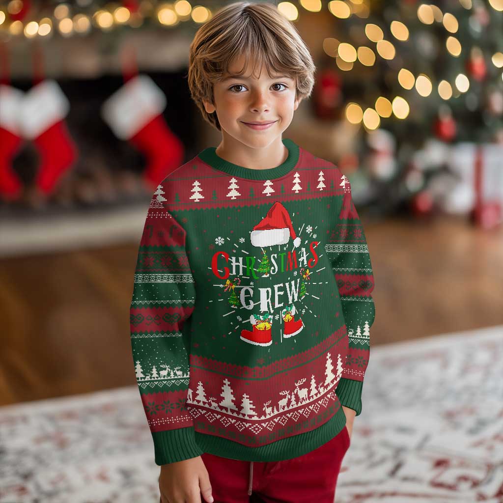 Christmas Crew Ugly Christmas Sweater Merry and Bright Christmas Shirt Xmas - Wonder Print Shop