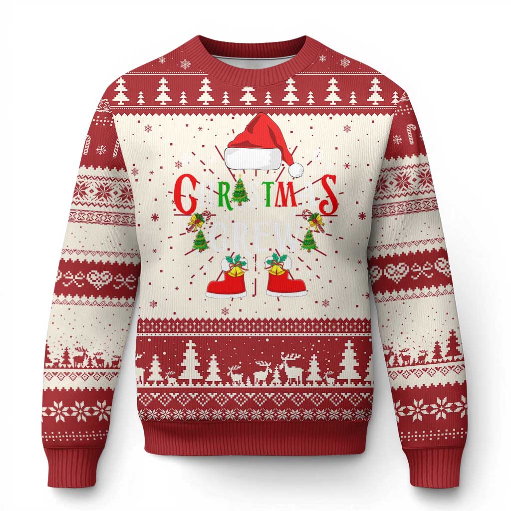 Christmas Crew Ugly Christmas Sweater Merry and Bright Christmas Shirt Xmas - Wonder Print Shop