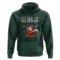 Christmas Cat Lover Hoodie Cats For Everybody Funny Xmas