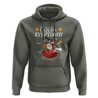 Christmas Cat Lover Hoodie Cats For Everybody Funny Xmas
