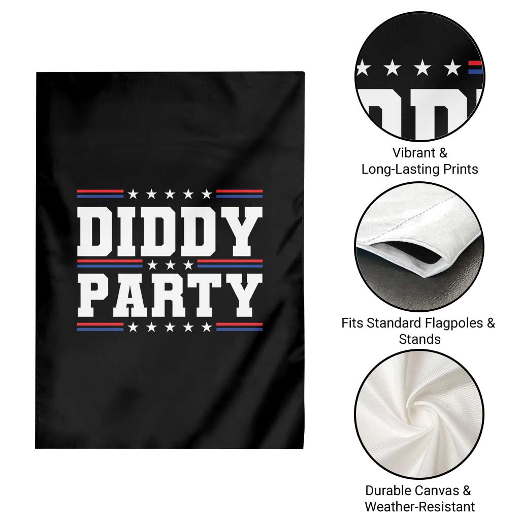 Diddy Party Garden Flag Funny Offensive Humorous Saying - Wonder Print Shop
