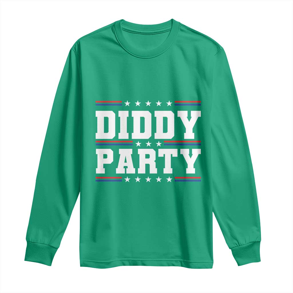 Diddy Party Long Sleeve Shirt Funny Offensive Humorous Saying - Wonder Print Shop