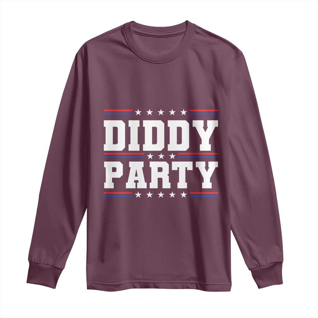 Diddy Party Long Sleeve Shirt Funny Offensive Humorous Saying - Wonder Print Shop