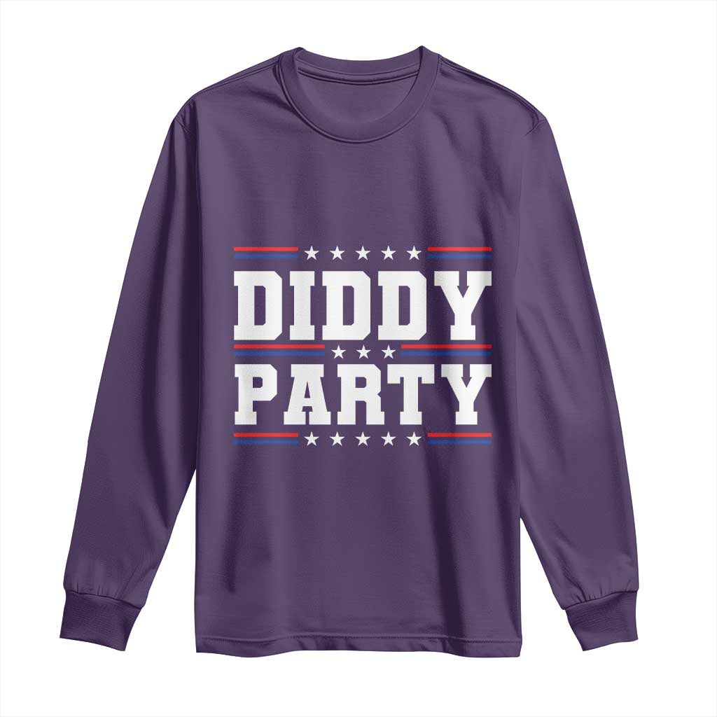 Diddy Party Long Sleeve Shirt Funny Offensive Humorous Saying - Wonder Print Shop