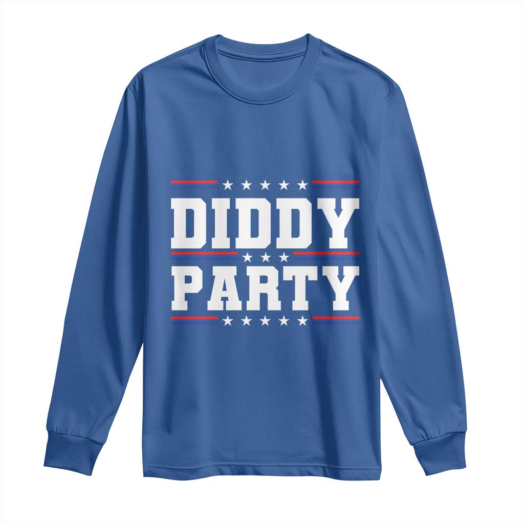 Diddy Party Long Sleeve Shirt Funny Offensive Humorous Saying - Wonder Print Shop