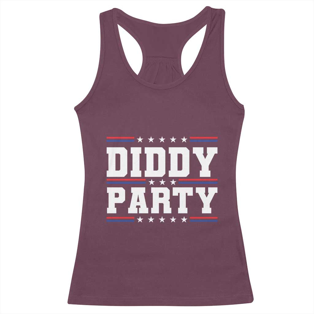 Diddy Party Racerback Tank Top Funny Offensive Humorous Saying - Wonder Print Shop