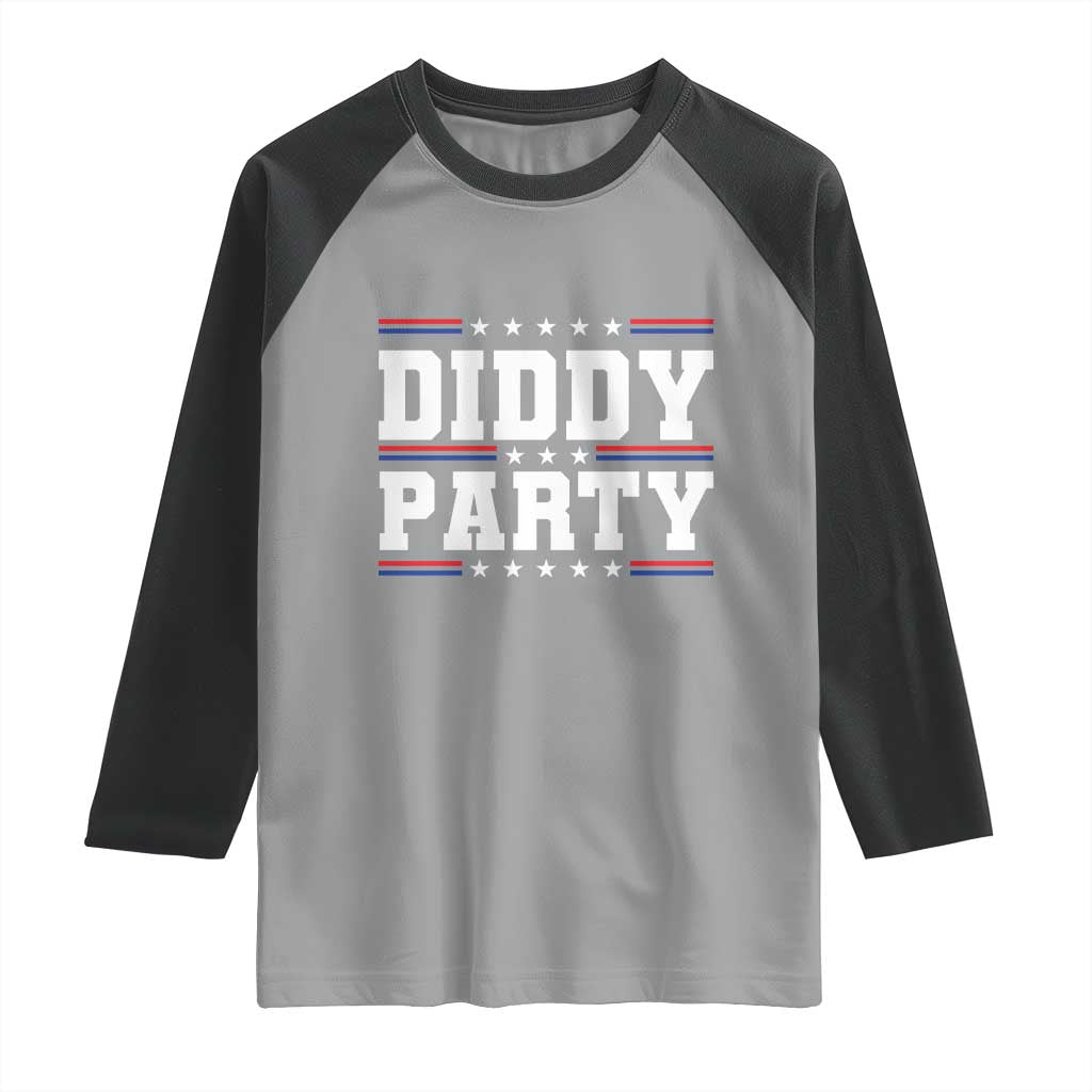 Diddy Party Raglan Shirt Funny Offensive Humorous Saying - Wonder Print Shop