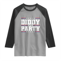 Diddy Party Raglan Shirt Funny Offensive Humorous Saying - Wonder Print Shop