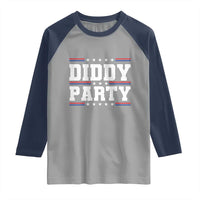 Diddy Party Raglan Shirt Funny Offensive Humorous Saying - Wonder Print Shop