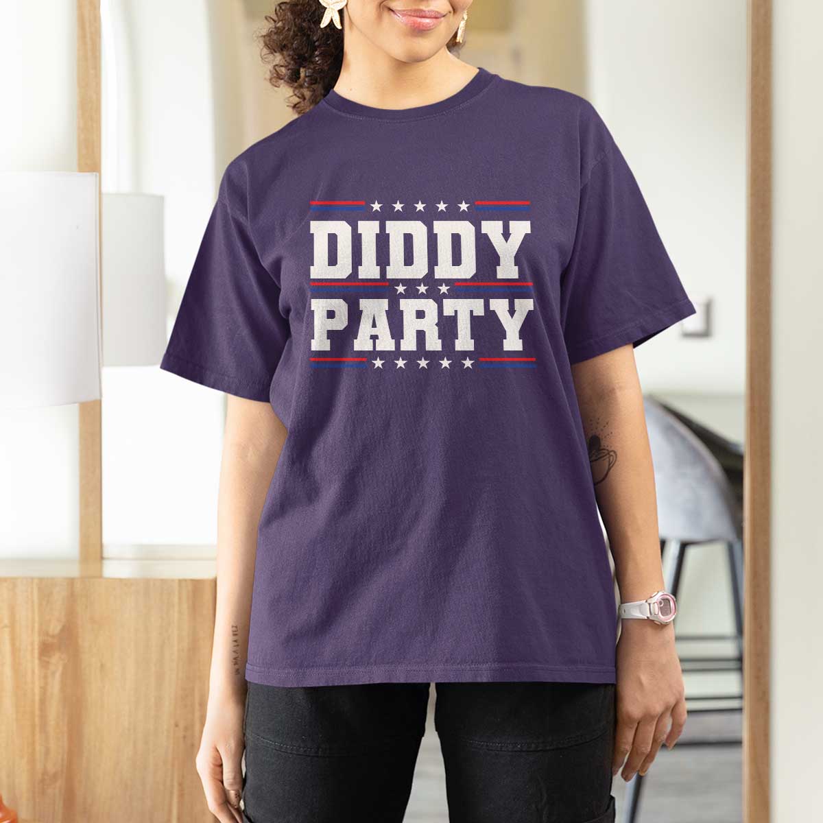 Diddy Party T Shirt For Women Funny Offensive Humorous Saying - Wonder Print Shop