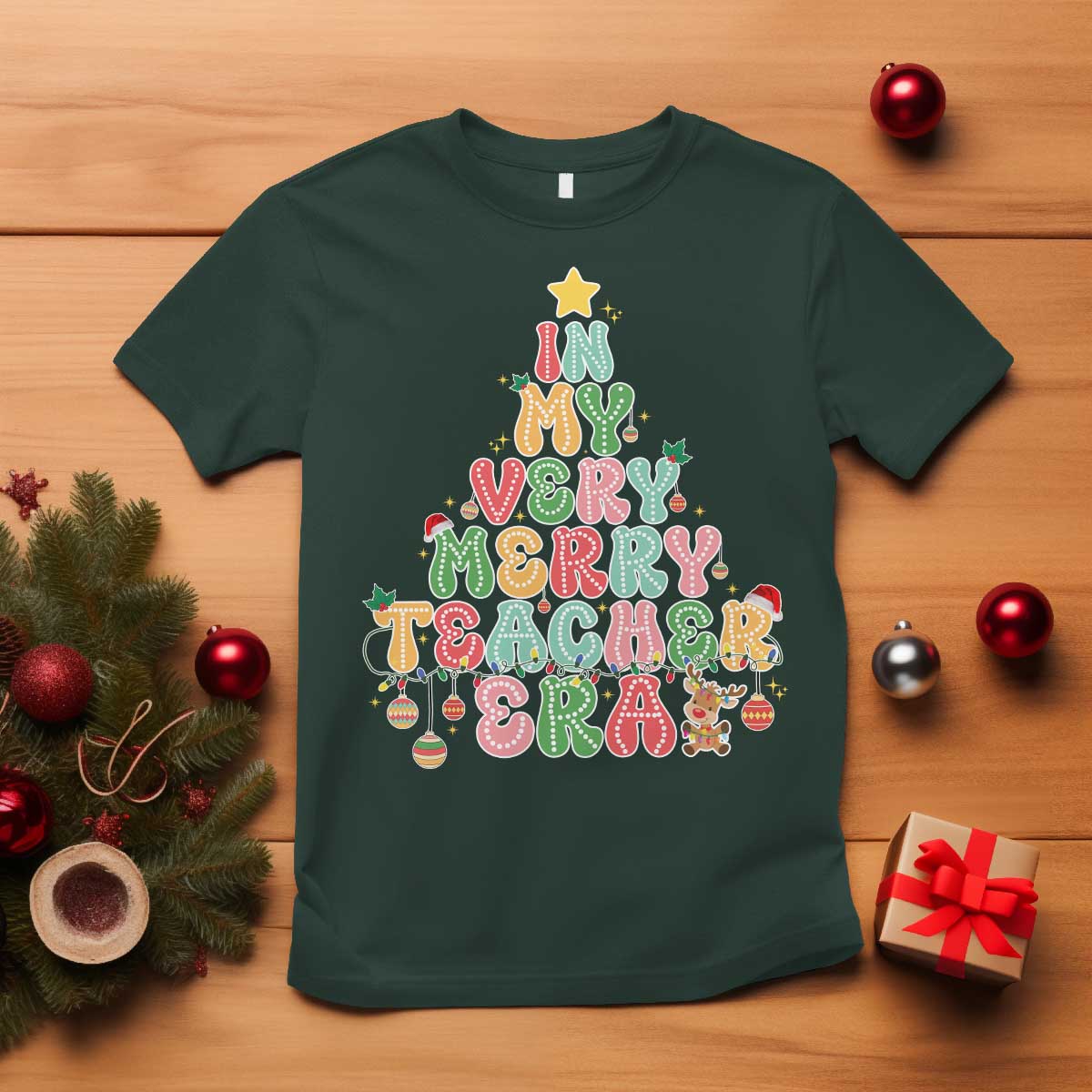 Christmas Teacher T Shirt Teachers Day - Wonder Print Shop