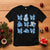 Coquette Bow Christmas T Shirt Cozy Winter Xmas Gift Blue Holiday - Wonder Print Shop