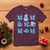 Coquette Bow Christmas T Shirt Cozy Winter Xmas Gift Blue Holiday - Wonder Print Shop