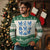 Coquette Bow Ugly Christmas Sweater Cozy Winter Xmas Gift Blue Holiday - Wonder Print Shop