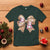 Gingerbread Coquette Bow Christmas T Shirt Cute Snowman Girly Xmas Gifts For Her - Wonder Print Shop