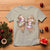 Gingerbread Coquette Bow Christmas T Shirt Cute Snowman Girly Xmas Gifts For Her - Wonder Print Shop