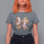 Gingerbread Coquette Bow Christmas T Shirt For Women Cute Snowman Girly Xmas Gifts For Her - Wonder Print Shop