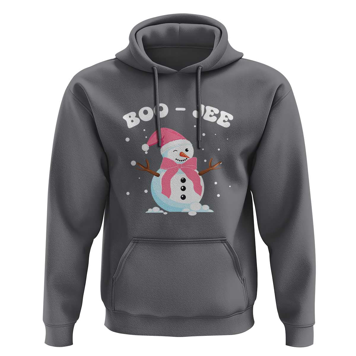 Bougie Snowman Hoodie Pink Christmas Xmas Gifts