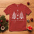 Merry & Bright Christmas Trees T Shirt Chic Winter Shirt Cute Holiday Tee Xmas Gift - Wonder Print Shop